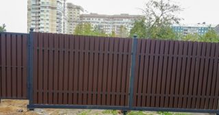 Купить распашные ворота из штакетника Анапа, цена от 2750 руб.